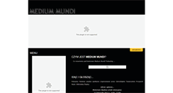 Desktop Screenshot of mediummundi.pl